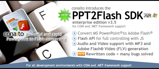 PowerPoint to SWF Converting SDK 3.5